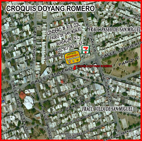 UBICACIÓN DOYANG ROMERO 
