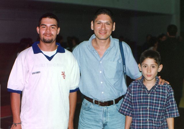SERGIO, PROFE. ALVARES Y SU HIJO
